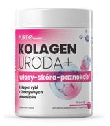 Pureo Health Kolagen Uroda+ smak truskawkowo-malinowy 30 porcji