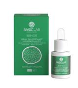 BasicLab Dermocosmetics Esteticus Serum zmniejszające niedoskonałości z Niacynamidem 5%, Prebiotykiem 5% i filtratem wody ryżowej Redukcja i Zwężenie dzień/noc, 15 ml