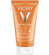 VICHY CAPITAL SOLEIL Aksamitny krem do twarzy SPF50 - 50 ml - cena, stosowanie, opinie