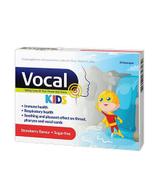Vocal Kids Pastylki do ssania miękkie o smaku truskawkowym, 24 past., cena, opinie, stosowanie - ważny do 2025-08-31