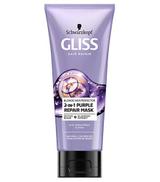 Gliss Blonde Hair Perfector Fioletowa maska 2 w 1 - 200 ml - cena, opinie, właściwości