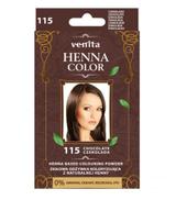 Venita Henna Color, ziołowa odżywka koloryzująca z naturalnej henny, 115 Czekolada, 25 g