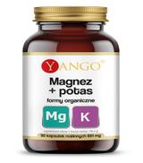 YANGO Magnez + potas formy organiczne, 90 kapsułek