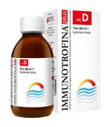 Immunotrofina Plus wit. D, 180 ml, cena, wskazania, składniki