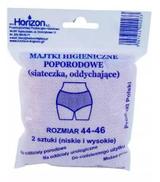 Horizon majtki siatkowe higieniczne poporodowe rozmiar 44-46, 2 sztuki