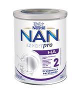 Nestle NAN EXPERT pro HA 2 Mleko następne dla niemowląt po 6 miesiącu hypoalergiczne - 800 g - cena, opinie, wskazania