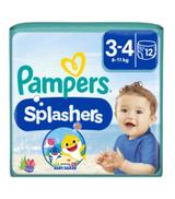 Pampers Splashers 3-4 jednorazowe pieluchomajtki do pływania 6-11 kg - 12 sztuk