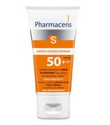 PHARMACERIS S SUN PROTECT Hydrolipidowy łagodzący krem ochronny do twarzy SPF50 - 50 ml