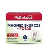 Laboratoria PolfaŁódź Magnez Skurcze + Potas, 40 tabletek