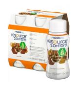 Resource 2.0+Fibre, płyn o smaku kawowym, 4 x 200 ml