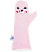 BABY SHOWER GLOVE Rękawica antypoślizgowa pod prysznic kolor różowy - 1 szt - cena, opinie, użytkowanie