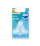 CANPOL BABIES EASY START 0 Smoczek silikonowy do butelek szerokootworowych mini - 1 szt.