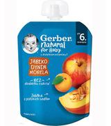 Gerber Natural For Baby Deserek jabłko dynia morela po 6. miesiącu, 80 g