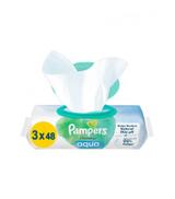 Pampers Harmonie Aqua Chusteczki nawilżane, 3 x 48 szt., cena, opinie, właściwości