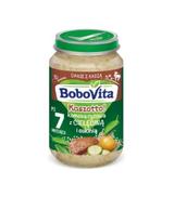 BoboVita Kaszotto! Komosa ryżowa z cielęciną i cukinią, po 7. miesiącu, 190 g