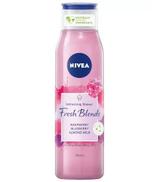Nivea Fresh Blends, żel pod prysznic, malina i borówka z mlekiem migdałowym, 300 ml