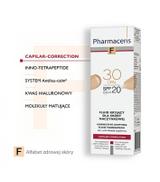 Pharmaceris F Capilar-Correction 30 Opal, fluid kryjący SPF20 dla skóry naczynkowej, 30 ml