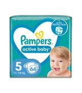 Pampers Active Baby 5 Junior 11 - 16 kg, 64 sztuki