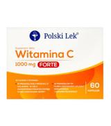 Polski Lek, Witamina C 1000 mg Forte, kapsułki, 60 sztuk