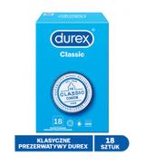 Durex Classic, prezerwatywy klasyczne gładkie, 18 sztuk