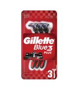Gillette Blue3 Jednorazowa maszynka do golenia dla mężczyzn, 3 sztuki