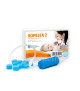 SOPELEK 2 Aspirator do nosa aparat + 10 sztuk jednorazowych filtrów absorpcyjnych