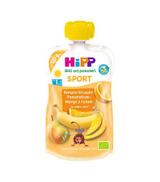 HIPP Hippis Sport Mus Banany-Gruszki-Pomarańcze-Mango z ryżem - 120 g - ważny do 2025-07-10