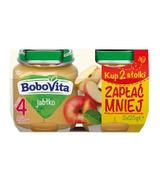 BoboVita Pierwsza łyżeczka jabłko, po 4 miesiącu - 2 x 125 g - cena, opinie, właściwości