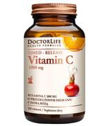 Doctor Life Vitamin C 1000 mg o Przedłużonym Działaniu, z Dziką Różą, N-A-C, ALA, Rutyna, OPC, Kwercetyna - 120 kaps.