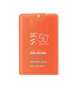 SVR Sun Secure SPF 50+ Kieszonkowy transparenty spray dla niemowląt dzieci i dorosłych, 20 ml