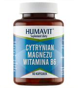 Humavit Cytrynian Magnezu Plus Witamina B6 - 60 kaps. - cena, opinie, dawkowanie
