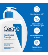 CeraVe Nawilżająca emulsja do skóry suchej i bardzo suchej, 1000 ml