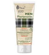 Ava Eco Men Pheromones Żel pod prysznic do ciała twarzy i włosów aktywujący feromony, 200 ml, cena, opinie, właściwości