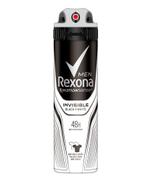 REXONA MEN INVISIBLE ON BLACK + WHITE CLOTHES Antyperspirant w aerozolu - 150 ml