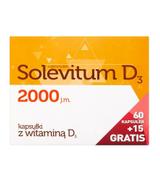 SOLEVITUM D3 2000 j.m - 60 kaps.+ 15 kaps.