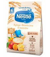 Nestle Kaszka Ryżowa- Bezmleczna 5 Owoców po 6 miesiącu, 170 g, cena, opinie, wskazania