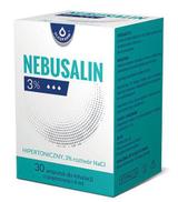 NEBUSALIN 3% Hipertoniczny roztwór NaCl - 30x4ml - cena, opinie, właściwości  - ważny do 2025-09-30