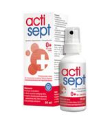 ACTISEPT Spray na skórę i błony śluzowe - 50 ml. Hamuje rozwój baketrii, chroni, oczyszcza i pielęgnuje skórę.