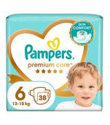 Pampers Pieluchy Premium Care rozmiar 6, 38 sztuk pieluszek