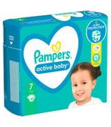 Pampers Pieluchy Active Baby rozmiar 7, 40 sztuk pieluszek - cena, opinie, właściwości