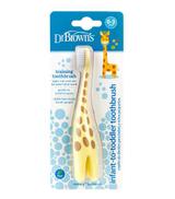 Dr Brown's Szczoteczka do czyszczenia zębów dla dzieci w wieku 0-3 lat żyrafa - 1 szt. Do higieny jamy ustnej dziecka - cena, opinie, stosowanie