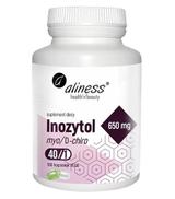Aliness Inozytol myo/D-chiro 40/1 650 mg, 100 vege kaps., cena, opinie, wskazania