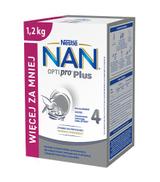 NAN OPTIPRO Plus 4 Produkt na bazie mleka dla małych dzieci, 1,2 kg - ważny do 2025-09-30