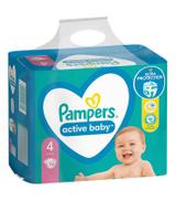 Pampers Pieluchy Active Baby rozmiar 4, 76 sztuk pieluszek - cena, opinie, właściwości