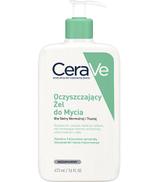 CeraVe, oczyszczający żel do mycia z ceramidami dla skóry normalnej i tłustej, 473 ml