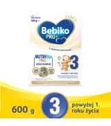 BEBIKO PRO+ 3 Mleko Modyfikowane - 600 g Po 1. roku życia - cena, opinie, właściwości