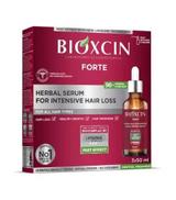 Bioxcin Forte, Serum ziołowe przeciw intensywnemu wypadaniu włosów, 3 x 50 ml