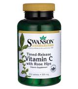 Swanson Witamina C 500 mg z dziką różą o przedłużonym działaniu - 250 tabletek