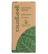 Georganics, Naturalna Nić Dentystyczna Spearmint, 50 ml