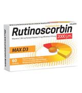 Rutinoscorbin Max D3, tabletki, 60 sztuk